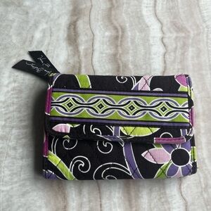 Vera Bradley Euro Wallet in Purple Punch